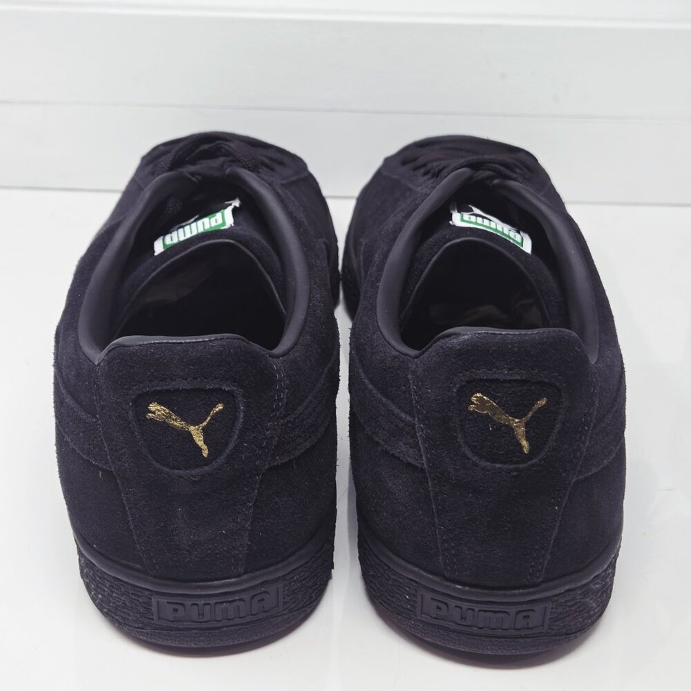 Puma Suede Classic Low Top Sneakers Men’s 14 Black Lace Up Gorpcore Skater - Picture 5 of 9